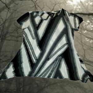 Y2K Asymetrical Textured Top